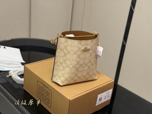 D102056拉链隔层手提腋下斜挎Mollie小号水桶包 商品图1