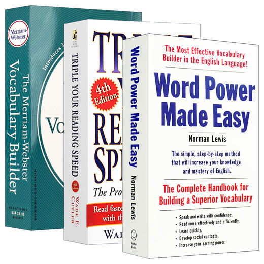 wordpower made easy单词的力量+韦小绿 韦氏字根词根词典Merriam Webster's Vocabulary Builder 三倍速英语阅读 英文原版词汇书 商品图1