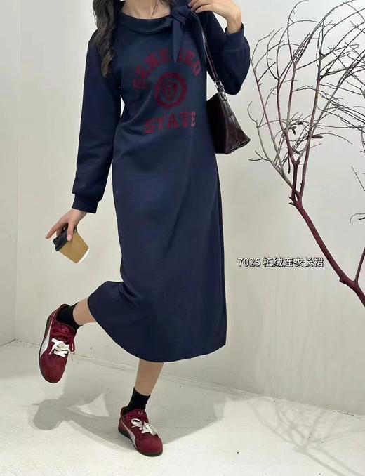 47025#华丽植绒连衣裙 商品图2