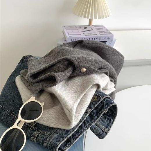 老米优品🎈3天左右发！《秋日叠搭针织马甲》温柔基础系版型，百搭不挑人！宽松大袖口，内搭也不跳~ 商品图11