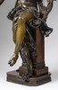 独角鹿西洋古董 19世纪中期法国雕塑名家Albert Ernest Carrier Belleuse设计出品青铜人物雕塑《旋律》 商品缩略图5