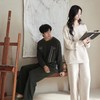 【暖阳】2025冬季珊瑚绒睡衣情侣装可外穿舒适半边绒加厚家居服秋季小众 商品缩略图6