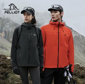 【风盾P24】伯希和户外软壳衣女冲锋衣运动外套专业徒步登山服男