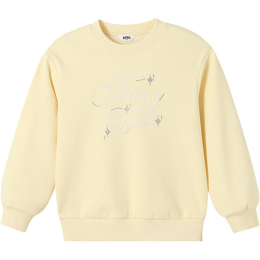 【实体店同款】女童圆领长袖卫衣冬季新款安奈儿童装AG541419 商品图5