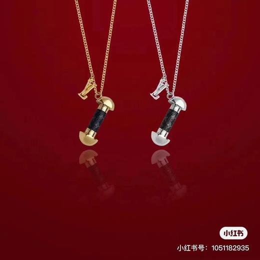 D102006个性十足情侣款时尚百搭哑铃项链 商品图4