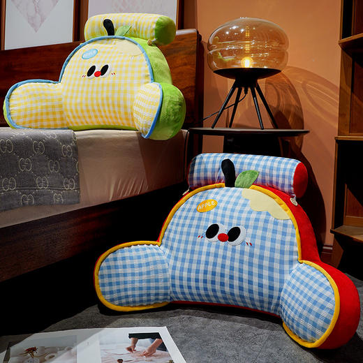 自然醒大眼苹果格子拥抱式腰靠QYL 商品图9