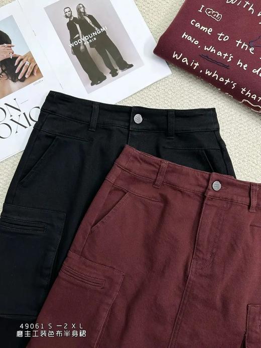 Q49061#工装半身裙 商品图5