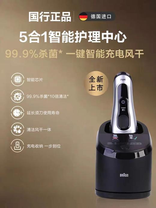 【店庆爆品】10楼 博朗 德国进口剃须刀  8系8667cc  吊牌价3699元  活动价1099元 商品图6