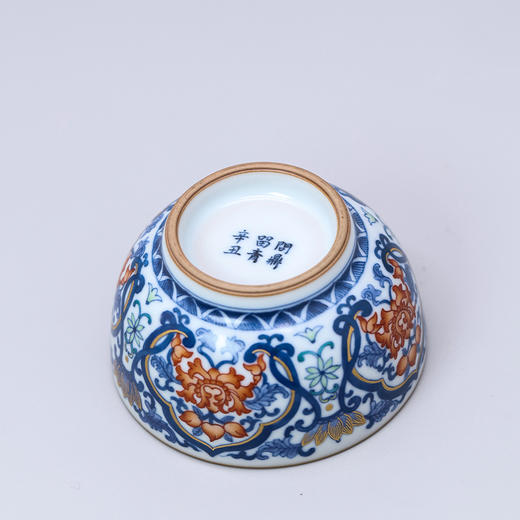 问鼎留青/月白/精工款/大听泉杯（宝相岁华） 商品图4