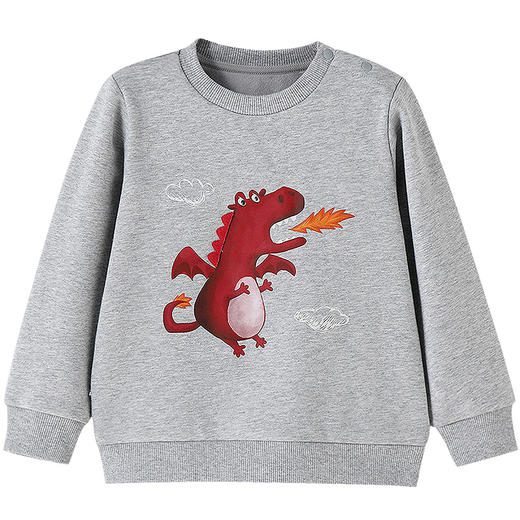 【实体店同款】男童圆领长袖卫衣冬季新款安奈儿童装XB541061 商品图6