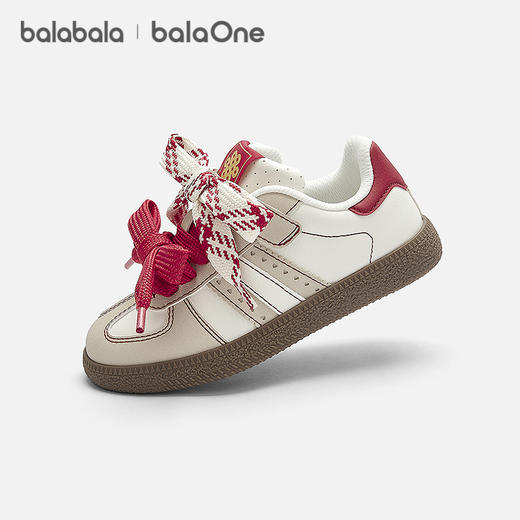 【balaOne】巴拉巴拉童鞋儿童板鞋女童德训鞋春秋2025新款透气潮 商品图0