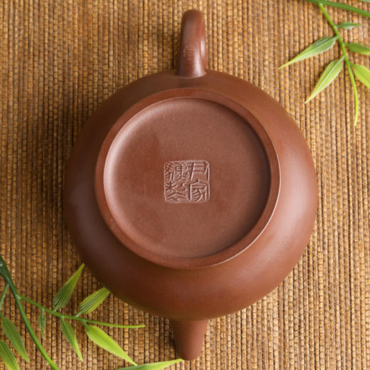 尹家骥全手工老紫泥壶问鼎壶 约270cc 商品图8