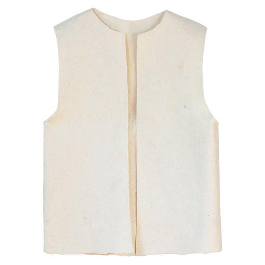 牧衣游原创 净色羊绒毛毡马甲女冬季限量福利款 木木不支持会员折 商品图4