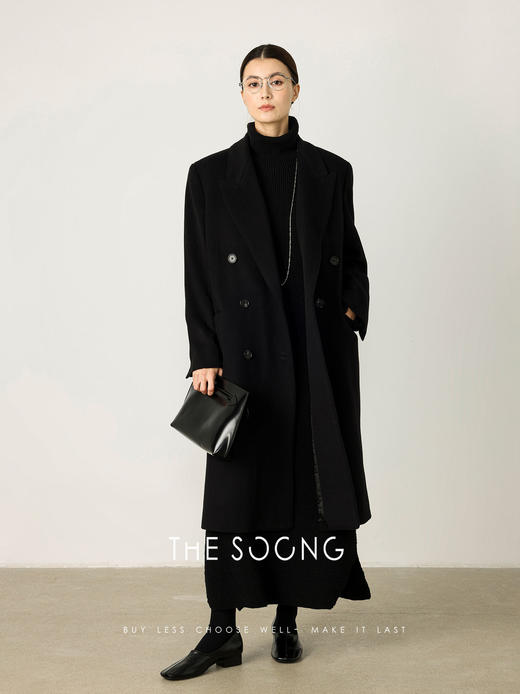 THESOONG|"静谧美学"肌理感秋冬无袖针织中长款连衣裙女HBMY7764 商品图3