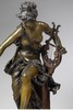 独角鹿西洋古董 19世纪中期法国雕塑名家Albert Ernest Carrier Belleuse设计出品青铜人物雕塑《旋律》 商品缩略图4