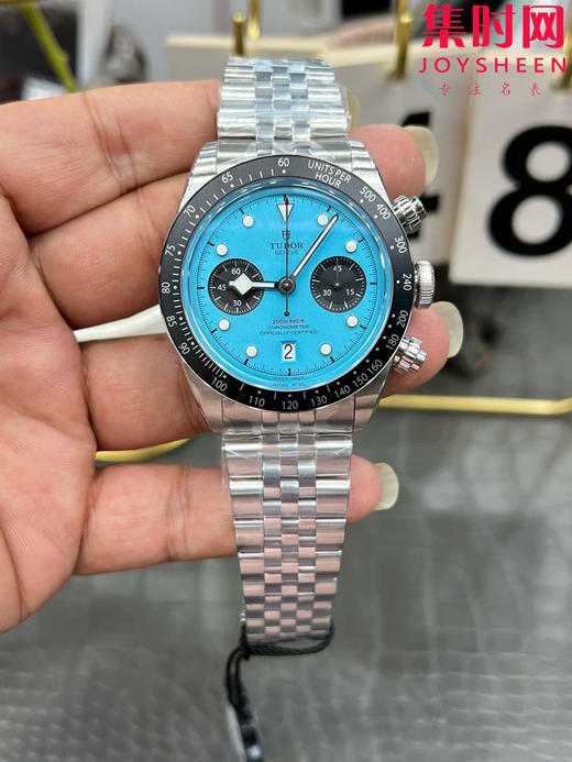 新品 帝舵ZF碧湾计时系列 蒂芙尼蓝 男士腕表 丹东7750机 经典元素与现代创新的精妙平衡，是真正意义上的"帝舵毕业款" 商品图0