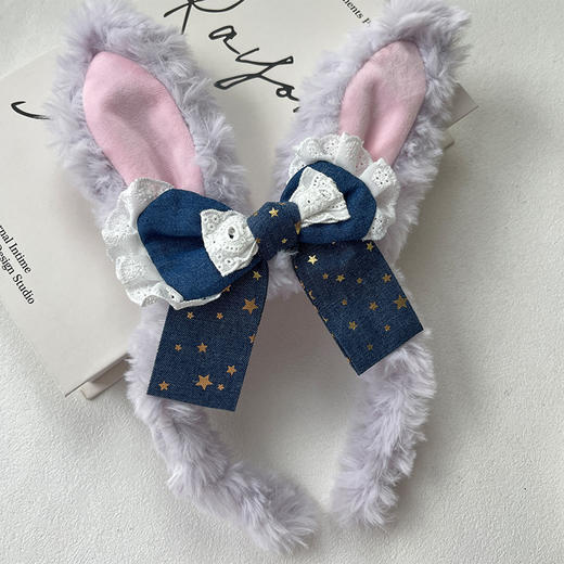 兔耳蝴蝶结发箍纪念日百货门店同款-164550578 商品图1