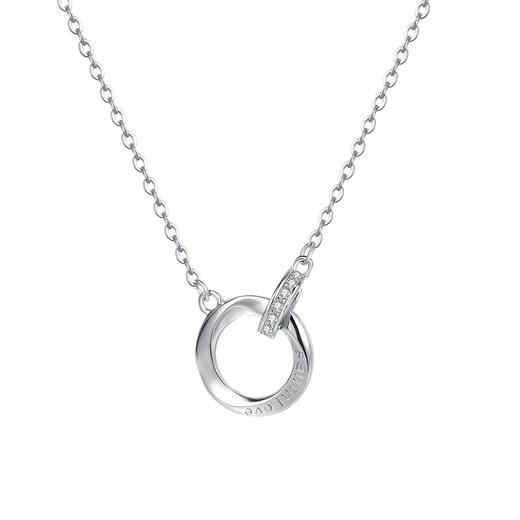 【回环热恋】S999纯银莫比乌斯情侣项链【YXS-A464A】 商品图4