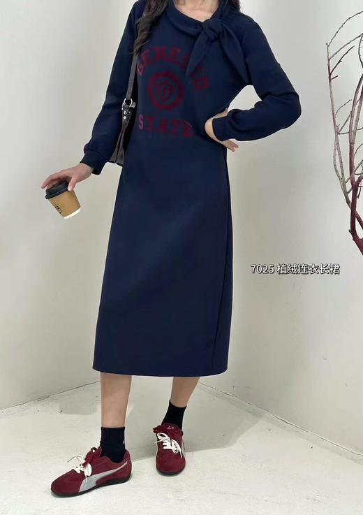 47025#华丽植绒连衣裙 商品图3