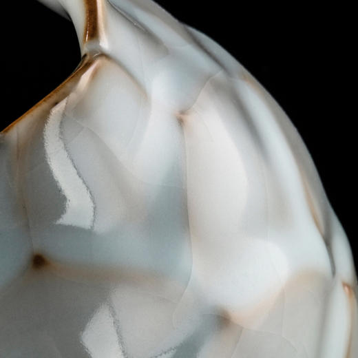 问鼎汝瓷/鼎峰系列/月白/老款精工/莲瓣瓶 商品图1