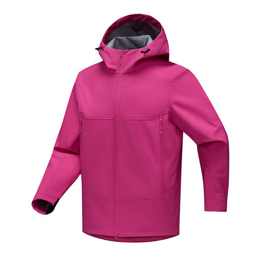 LUCKY DEER/幸运鹿情侣款山系保暖防风软壳衣 商品图1