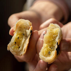 【下单即送1盒绿豆饼】手工老式板栗饼