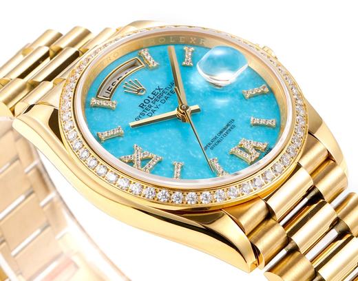 sh005-劳力士日志  绿松石 36表盘  机械 镀真金！（SH） 商品图2