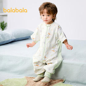 巴拉巴拉婴儿睡袋宝宝儿童睡衣新生儿柔软亲肤印花满印可爱萌208225181202