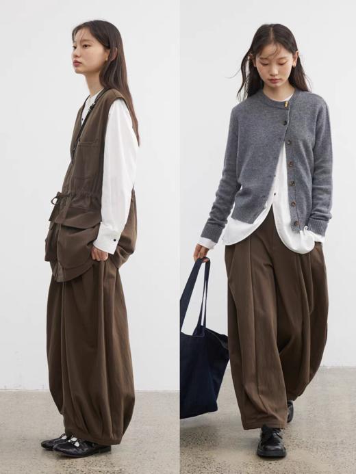 步履不停/5C43165C/结构多褶灯笼裤 商品图1