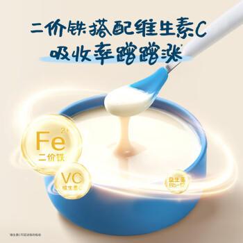 嘉宝高铁米粉婴幼儿辅食米糊原味250g 含DHA活性益生菌6月龄 商品图6