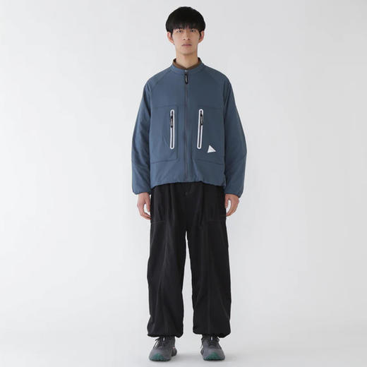 and wander crinkled nylon pants 盐缩尼龙自然褶皱锥形宽松长裤 商品图1