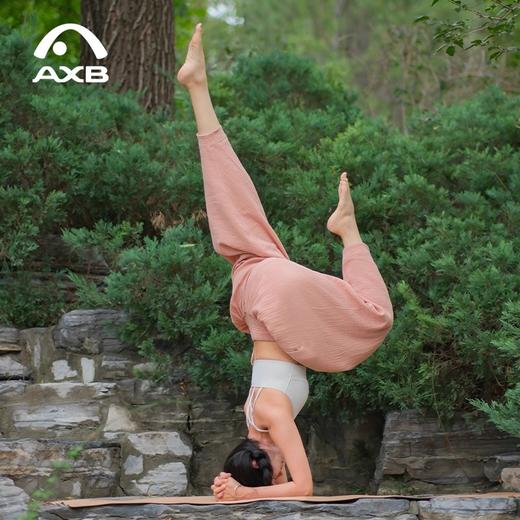 爱暇步天然棉纱瑜伽服套装短袍子禅意瑜伽上衣2025秋新款宽松罩衫 A25342C 商品图4