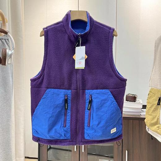 D102068秋冬双面穿抓绒马甲山系高领摇粒绒户外保暖男女 商品图14