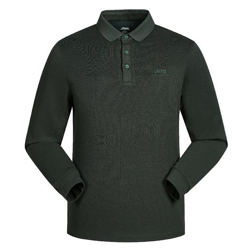 【春上新】【9折】6楼吉普JEEP男式长袖POLO衫J532194606吊牌价1079折后价971 商品图0