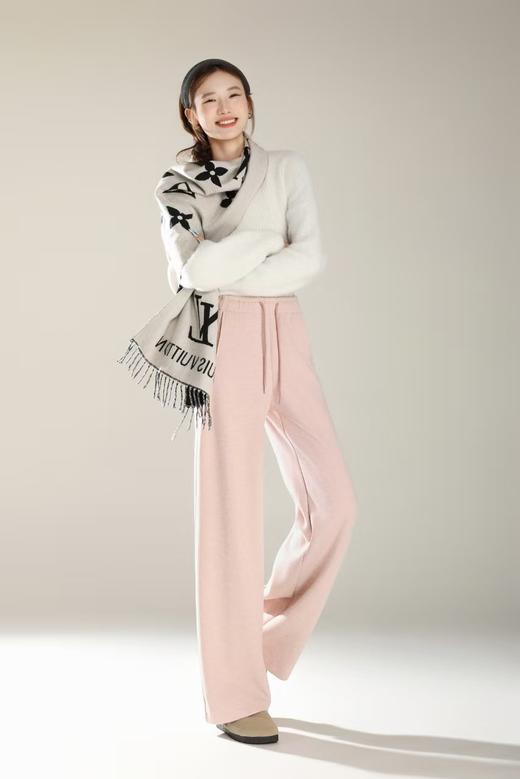 LS竹纤维女士羊毛超软糯直筒裤1699 商品图0