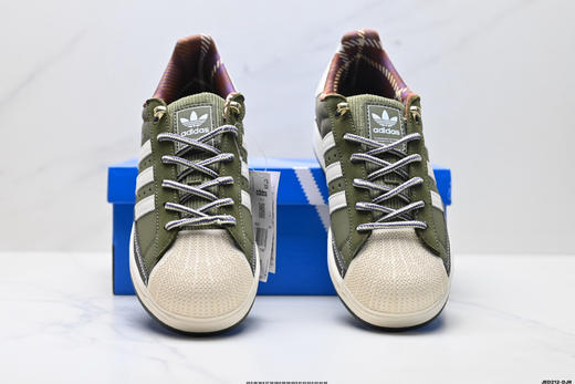 阿迪达斯Adidas Superstar贝壳头经典低帮休闲运动板鞋JR6990男女鞋 商品图6