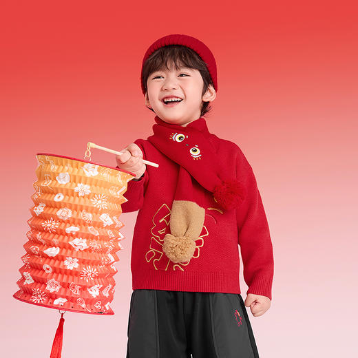 【balaOne】巴拉巴拉儿童围巾男女童2025年新款冬季小童可爱保暖 商品图3
