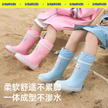 甜甜仔儿童雨鞋男女童水鞋中筒防水防滑耐磨学生专用女孩橡胶雨靴 商品图0