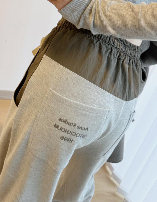 acne裤王拼接双腰运动裤卫裤 商品图4