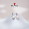 阮仕光语系列S925银日本珠AKOYA珍珠耳饰 9-9.5mm  正圆  微瑕 极强光 ES2247GYA 商品缩略图2