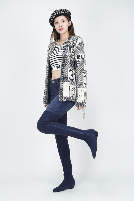 「189元专区」Malove MZ 王妃靴系列 羊毛短靴/过膝靴/雕花切尔西/水钻短靴 商品图2