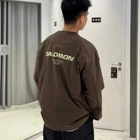 敬亭同款 萨洛蒙秋冬新款圆领宽松长袖卫衣 男女同款