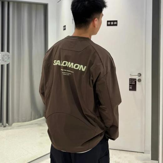 敬亭同款 萨洛蒙秋冬新款圆领宽松长袖卫衣 男女同款 商品图0