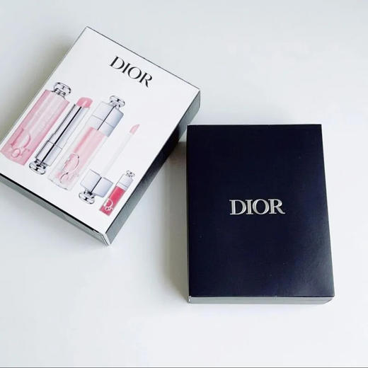 【双12抢先购 限时特惠】迪奥唇部护理三件套 【丰唇蜜001】+【变色唇膏001】+【丰唇蜜小样038】纯欲风神器 商品图2