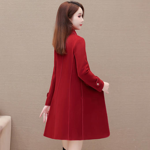 QYM L5CB41-Y双面毛呢大衣洋气呢子外套 商品图2