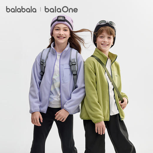 【balaOne】巴拉巴拉童装儿童外套男女童2026新款春亲子装防静电 商品图0