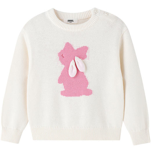 【实体店同款】女童圆领针织衫冬季新款安奈儿童装XG544005 商品图5