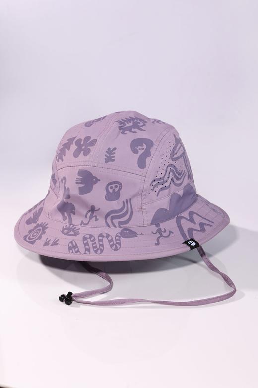 严素渔夫帽，山海户外活动软帽檐渔夫帽，可调头围透气全顶帽健身徒步严素态度 商品图1