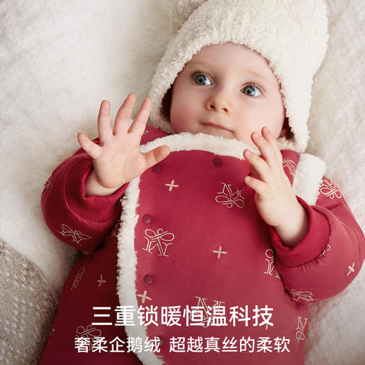 【宝宝服饰】嫚熙童装儿童棉马甲宝宝冬季保暖加厚婴幼儿夹棉男女童小月龄背心 商品图1
