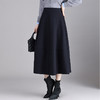 QYM 66921-Y毛呢半身裙厚款高腰A字裙 商品缩略图1
